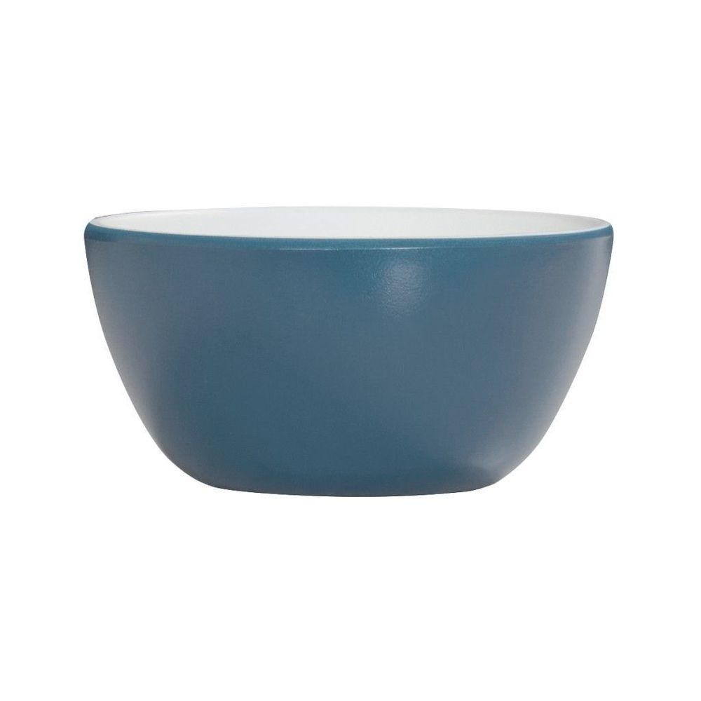 Cal-mil Sophie Collection Stone Blue And White Melamine Soup Bowl, 16 Ounce Capacity -- 6 Per Case
