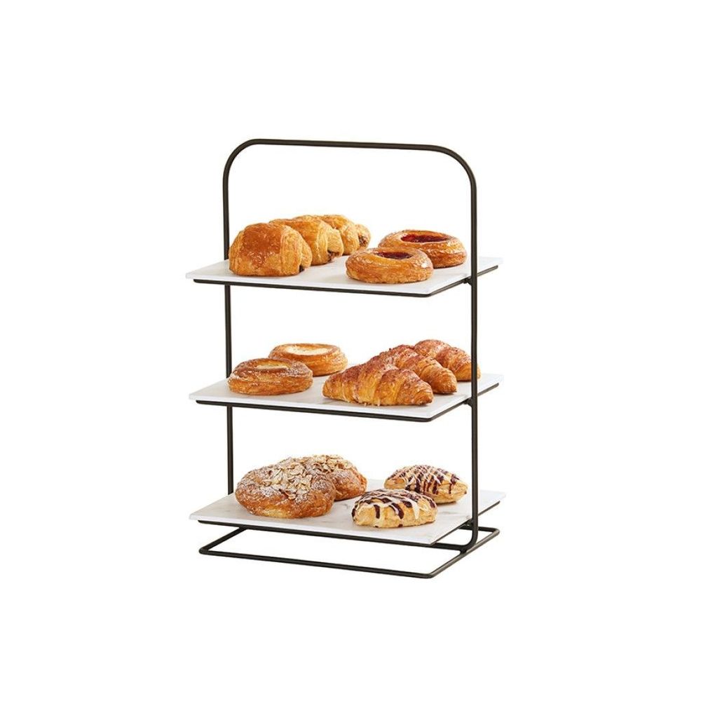 Cal-mil Logan Collection Blackwire 3-tier Modular Merchandiser Frame Only, 10 1/4 X 14 1/4 X 21 Inch
