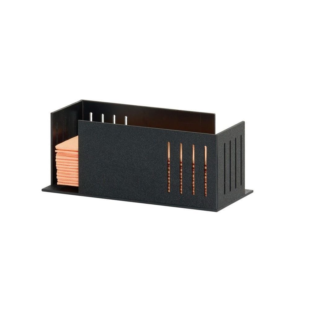 Cal-mil Classic Black Abs Napkin Organizer, 4 X 8 Inch
