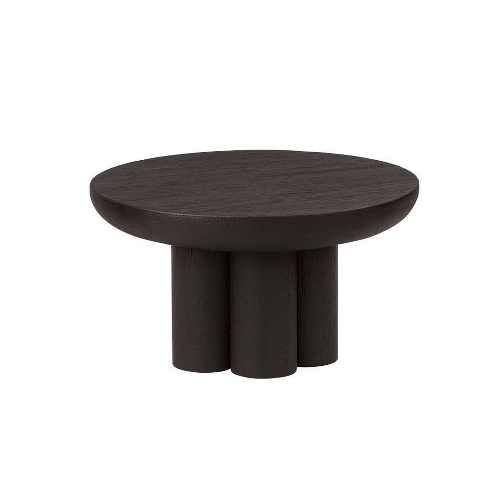 Cal-mil Brooklyn Collection Black Round Pedestal Riser, 12 X 12 X 6 Inch