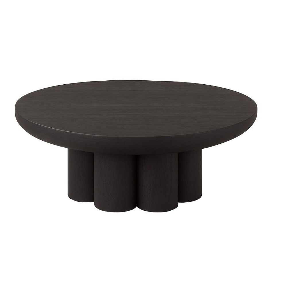 Cal-mil Brooklyn Collection Black Round Pedestal Riser, 12 X 12 X 4 Inch