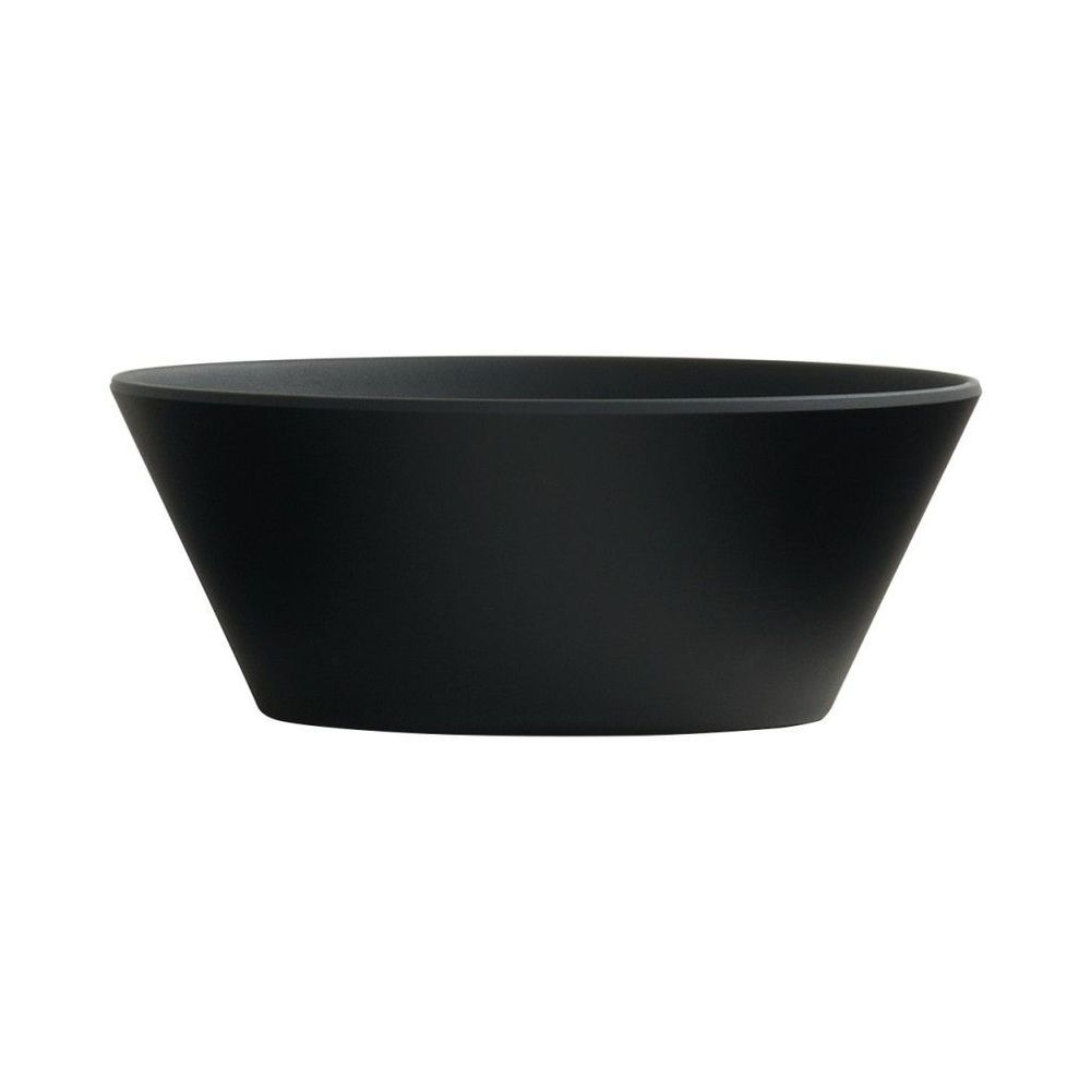 Cal-mil Classic Coupe Collection Tazón De Melamina Negro, Capacidad De 28 Onzas -- 6 Por Caja