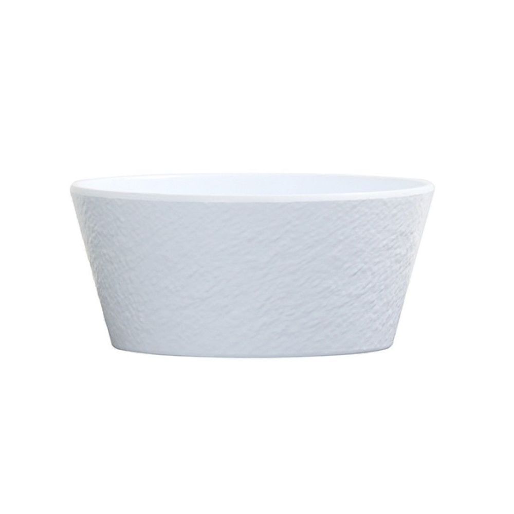 Cal-mil Selene Collection White Melamine Bowl, 32 Ounce Capacity -- 6 Per Case
