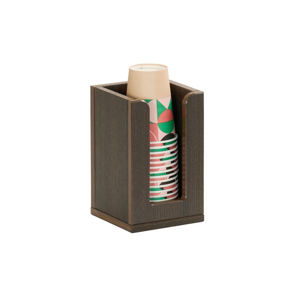 Cal-mil Vista Collection Mocha Single Cup And Lid Organizer, 5 X 5 X 8.5 Inch