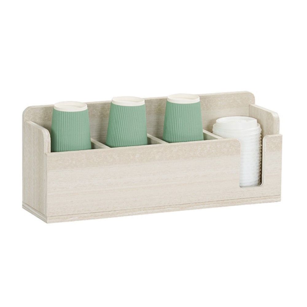 Cal-mil Vista Collection Coastal Four Section Cup And Lid Holder, 8 X 20 X 6 Inch