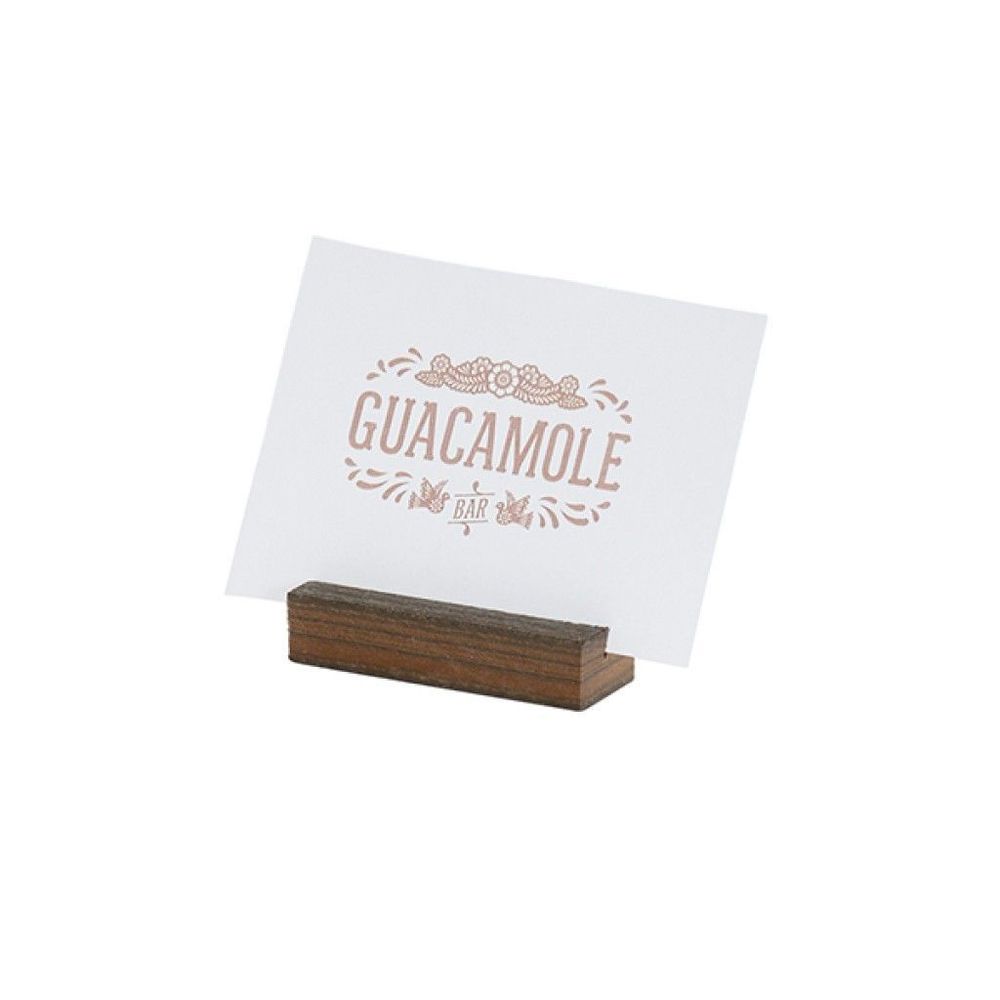 Cal-mil Vista Collection Mocha Card Holder, 3/4 X 2 1/2 X 1/2 Inch -- 6 Per Case