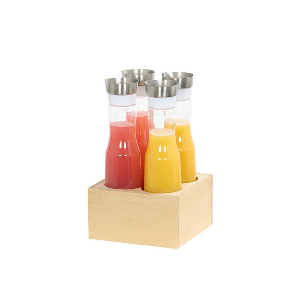 Cal-mil Logan Collection Four Section Carafe Cooler, 9.5 X 9.5 X 5 Inch