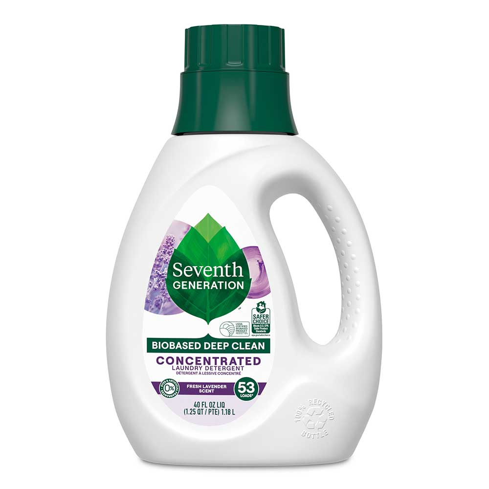 Seventh Generation Fresh Lavender Concentrated Laundry Detergent, 40 Ounce