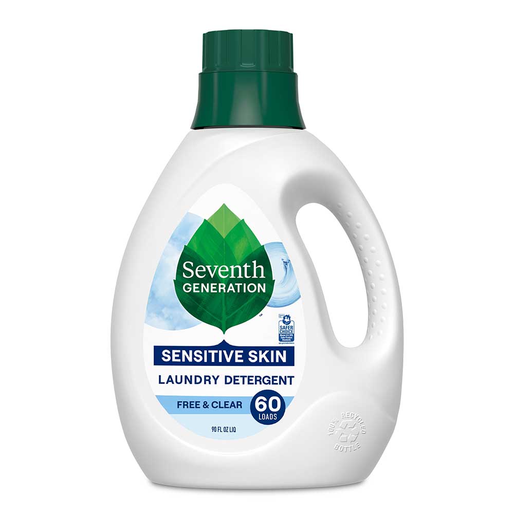 Seventh Generation Free And Clear Liquid Laundry Detergent, 90 Fluid Ounce -- 2 Per Case