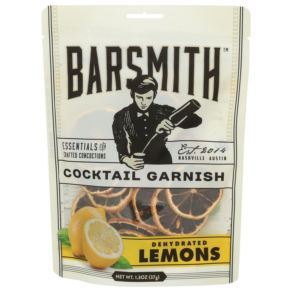 Barsmith Dehydrated Lemons Cocktail Garnish, 1.3 Ounce -- 12 Per Case