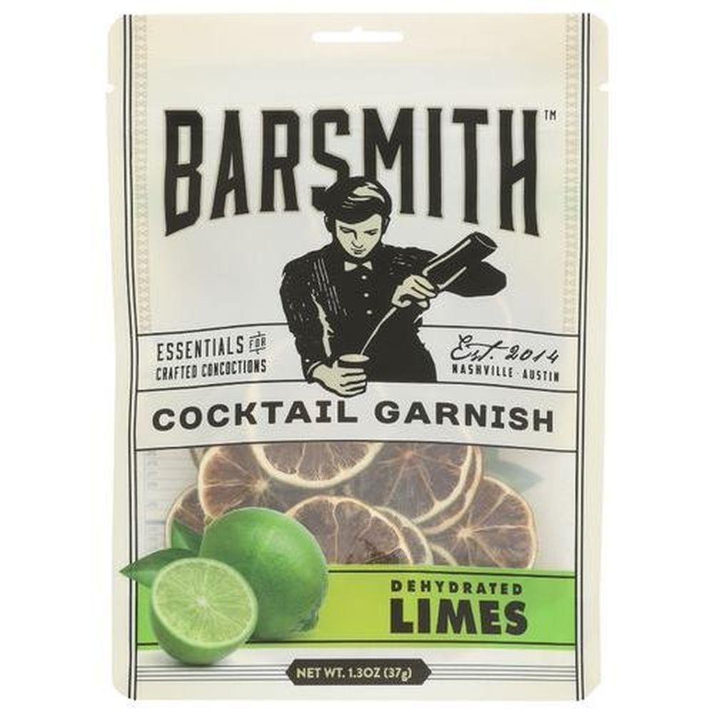 Barsmith Dehydrated Limes Cocktail Garnish, 1.3 Ounce -- 12 Per Case