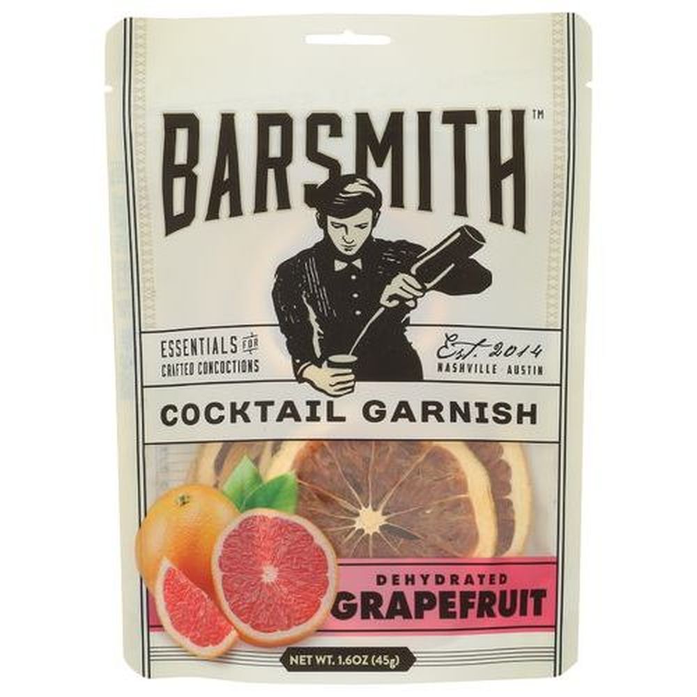 Barsmith Dehydrated Grapefruit Cocktail Garnish, 1.6 Ounce -- 12 Per Case