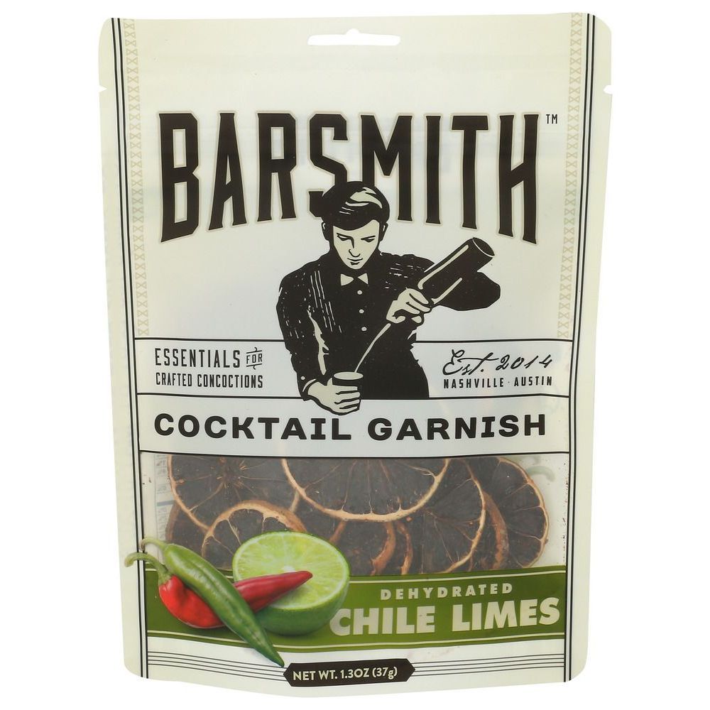 Barsmith Dehydrated Chile Limes Cocktail Garnish, 1.3 Ounce -- 12 Per Case