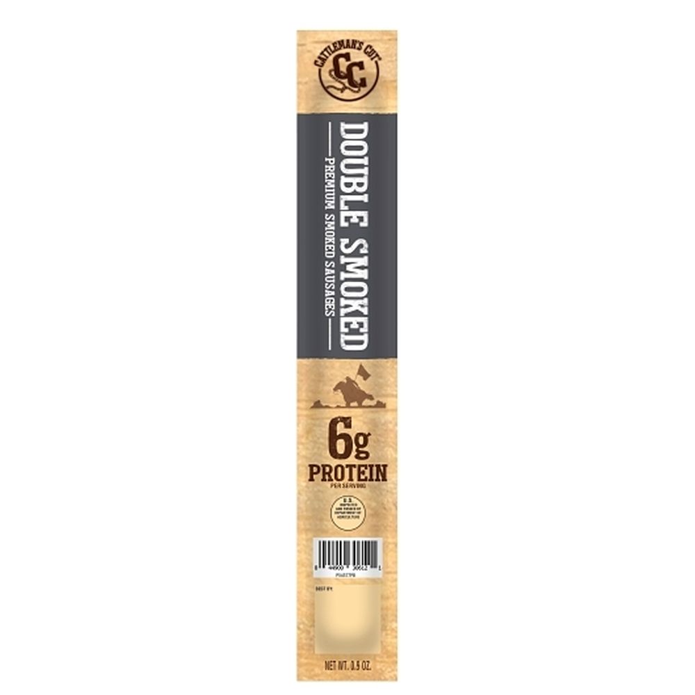 Cattlemans Cut Original Double Smoked Sticks, 0.9 Ounce -- 120 Per Case