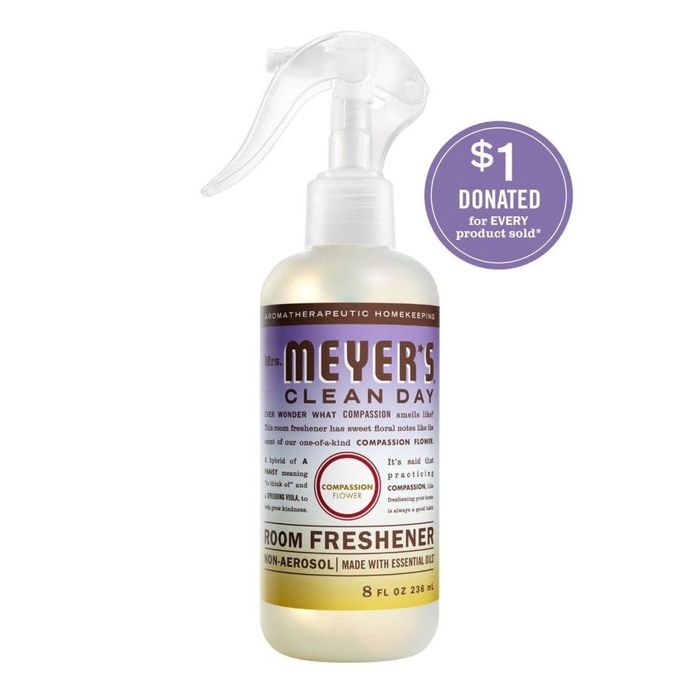 Mrs. Meyer's Clean Day Compassion Flower Room Freshener, 8 Fluid Ounce -- 6 Per Case