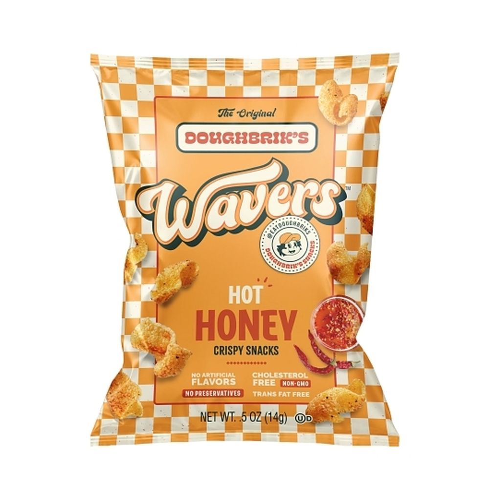 Wavers Hot Honey Crispy Snacks, 0.5 Ounce -- 48 Per Case
