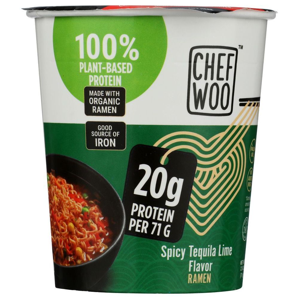 Chef Woo Spicy Tequila Lime Ramen Noodle, 2.5 Ounce -- 6 Per Case