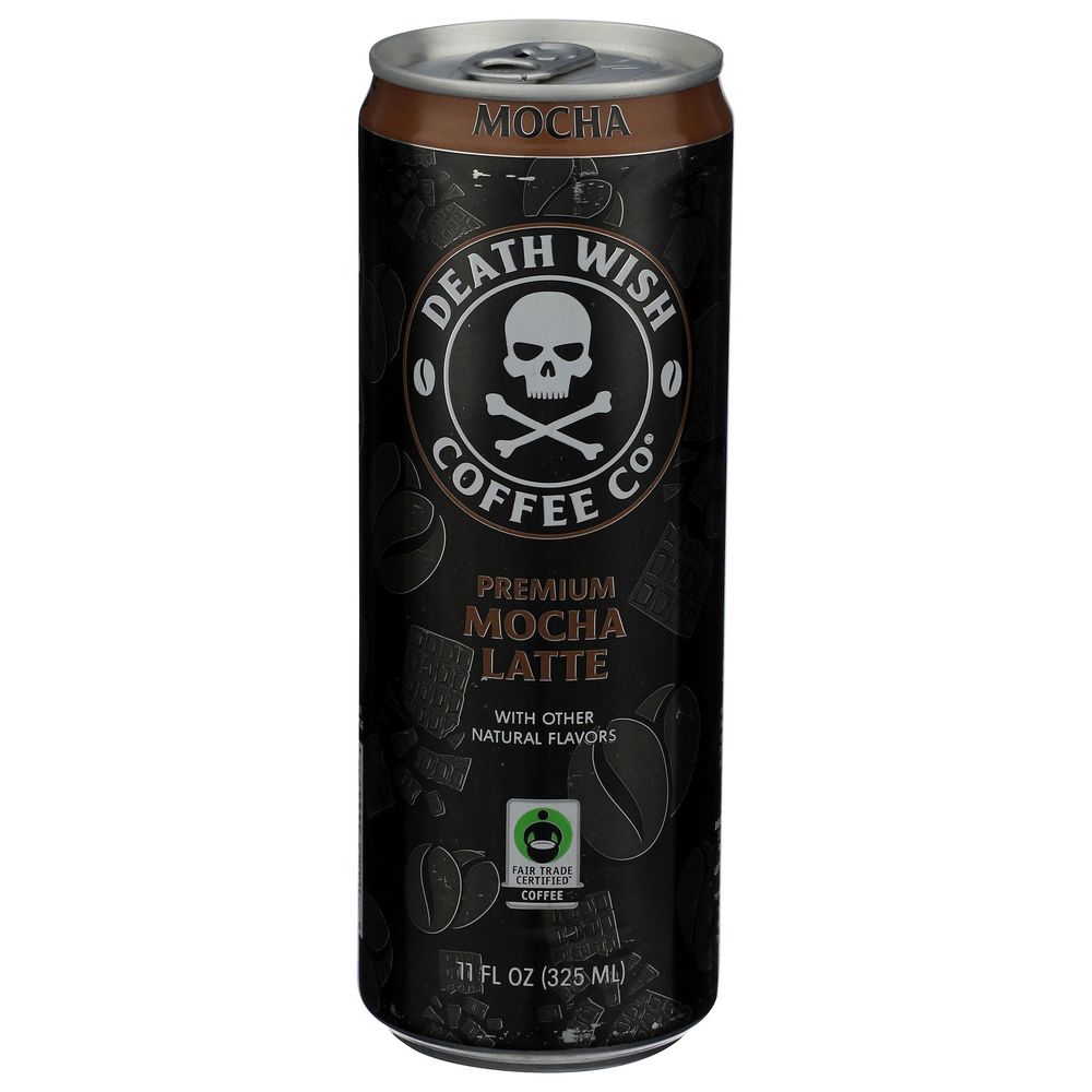 Death Wish Coffee Mocha Latte, 11 Fluid Ounce -- 12 Per Case