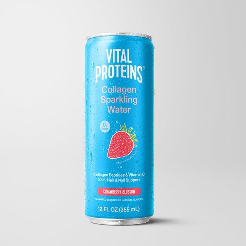 Vital Proteins Strawberry Blossom Collagen Sparkling Water, 12 Fluid Ounce -- 12 Per Case