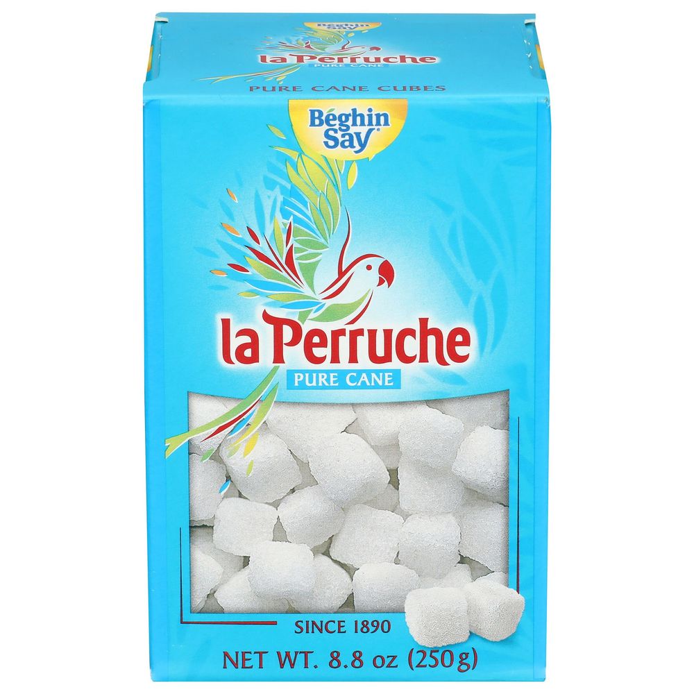 La Perruche White Pure Cane Sugar Cubes, 8.8 Ounce -- 8 Per Case