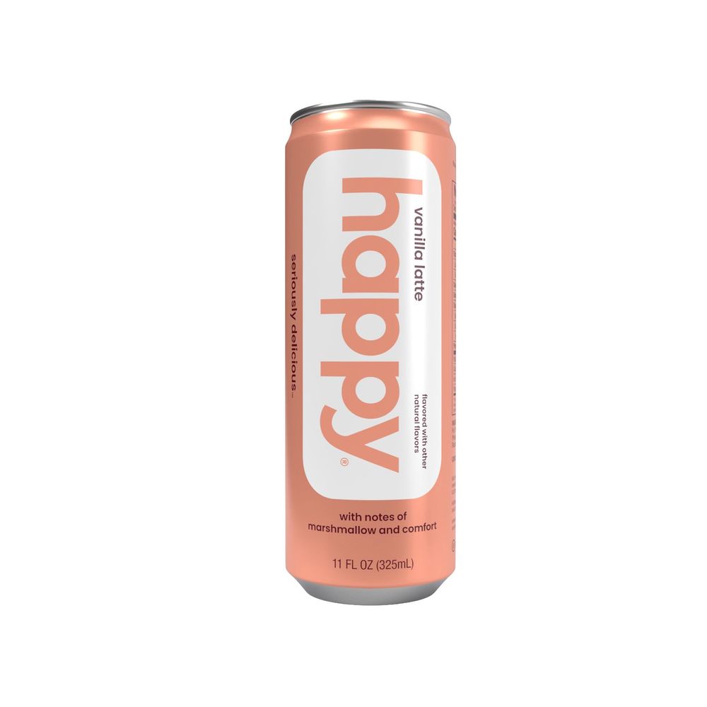 Happy Vanilla Coffee Latte, 11 Fluid Ounce -- 12 Per Case