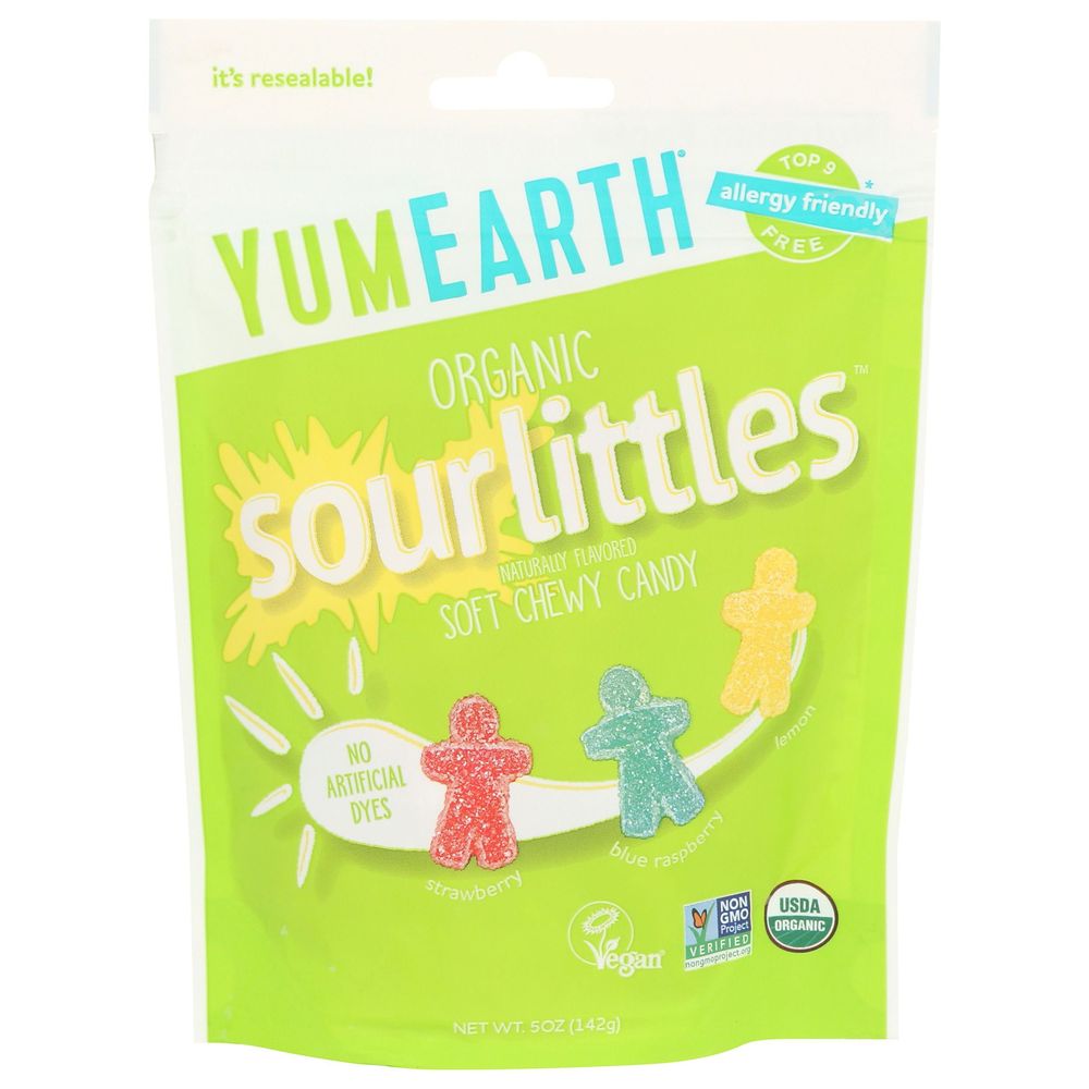 Yumearth Organic Sour Littles Candy, 5 Ounce -- 6 Per Case