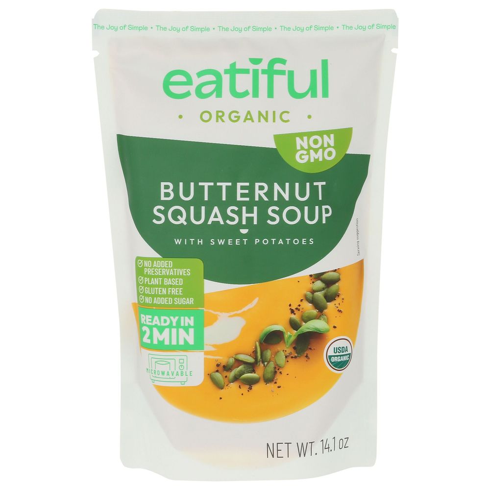 Eatiful Organic Butternut Squash Soup, 14.1 Ounce -- 10 Per Case