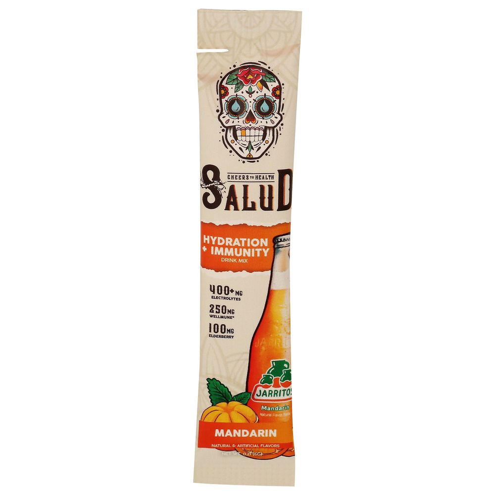 Taste Salud Hydration And Immunity Jarritos Mandarin Electrolyte Drink Mix, 1.27 Ounce -- 12 Per Case