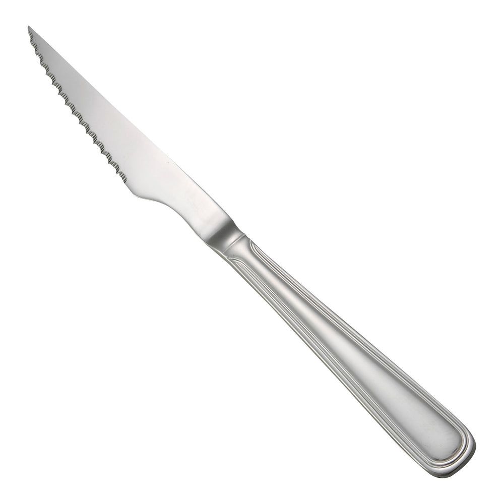 Winco Shangarila 18/8 Stainless Steel Extra Heavy Weight Pointed Tip Steak Knife, 8 7/8 Inch -- 12 Per Case