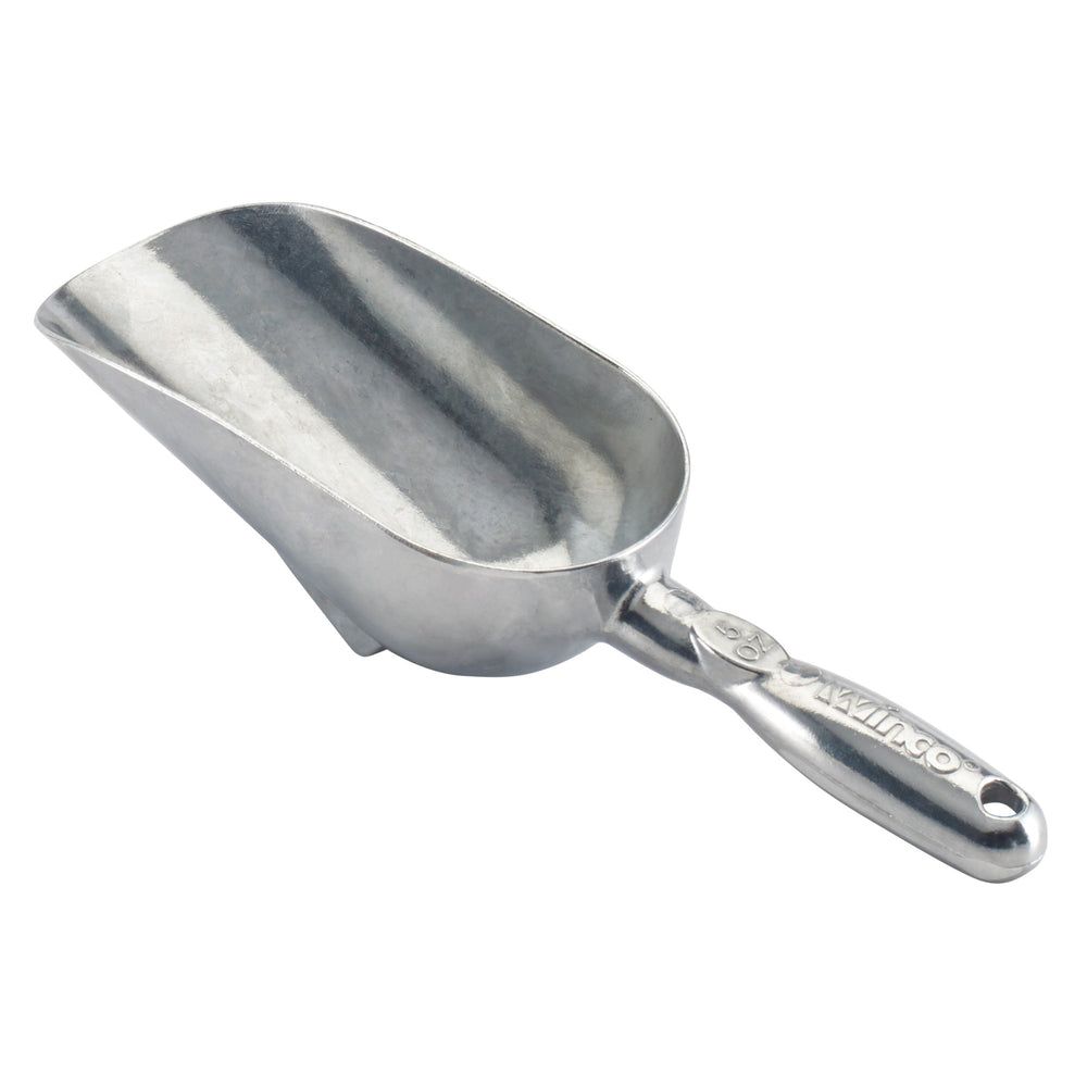 Winco Aluminum Scoop, 5 Ounce Capacity