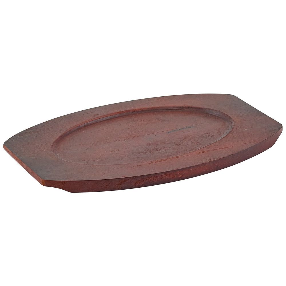 Winco Wooden Underliner For Aluminum Sizzle Platter, 11 Inch