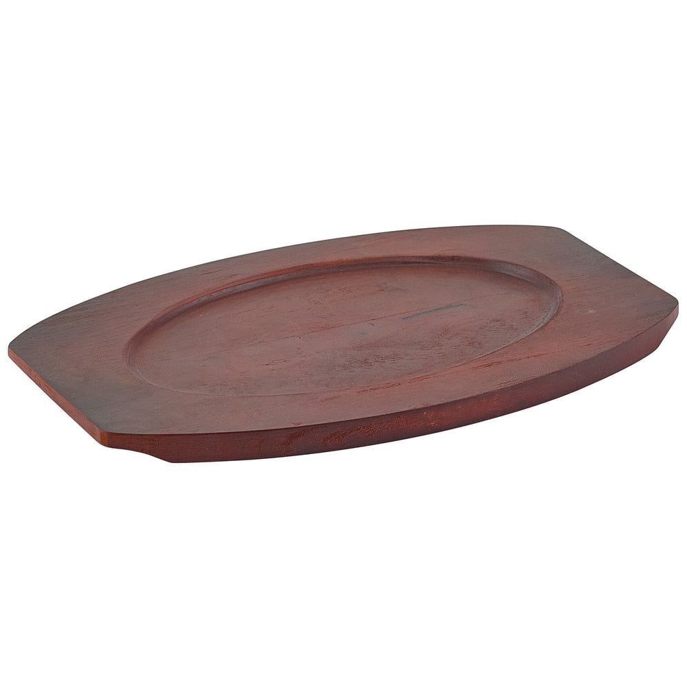 Winco Wooden Underliner For Aluminum Sizzle Platter, 12 Inch