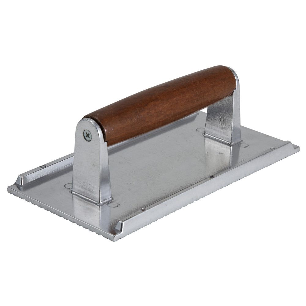 Winco Cast Aluminum Steak Weight, 4 1/4 X 8 1/4 Inch