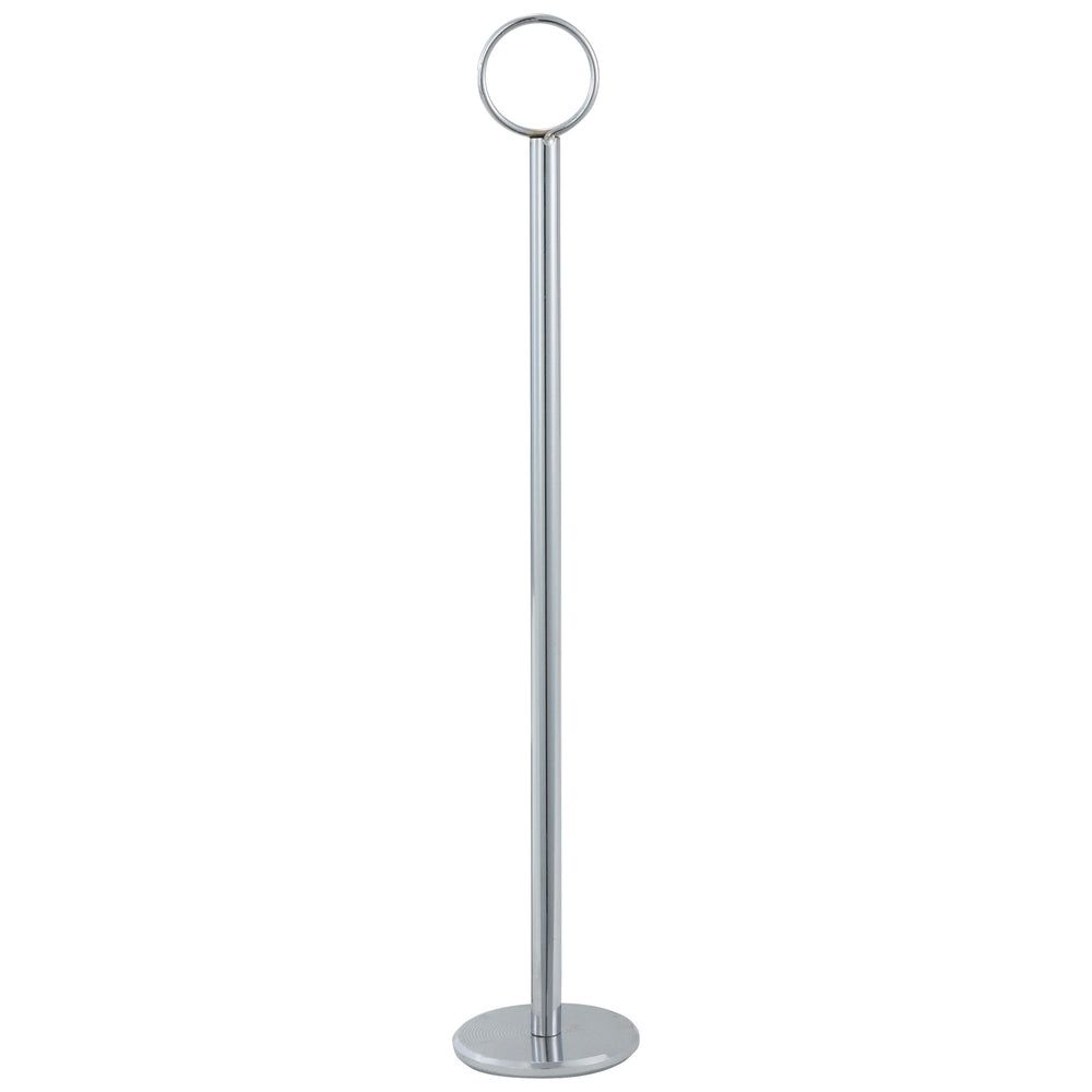 Winco Chrome-plated Steel Mirror Finish Number Holder, 12 Inch