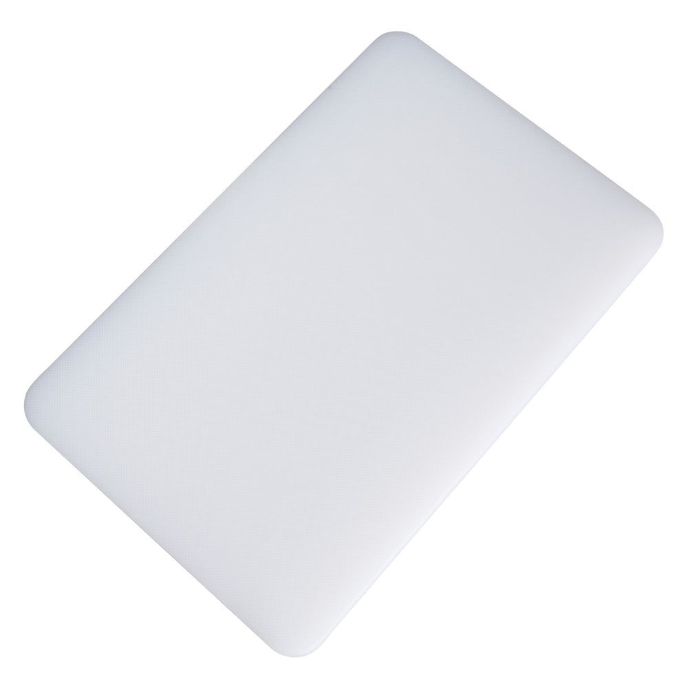 Winco Tabla De Cortar Rectangular De Plástico Blanco, 6 X 10 X 1/2 Pulgadas