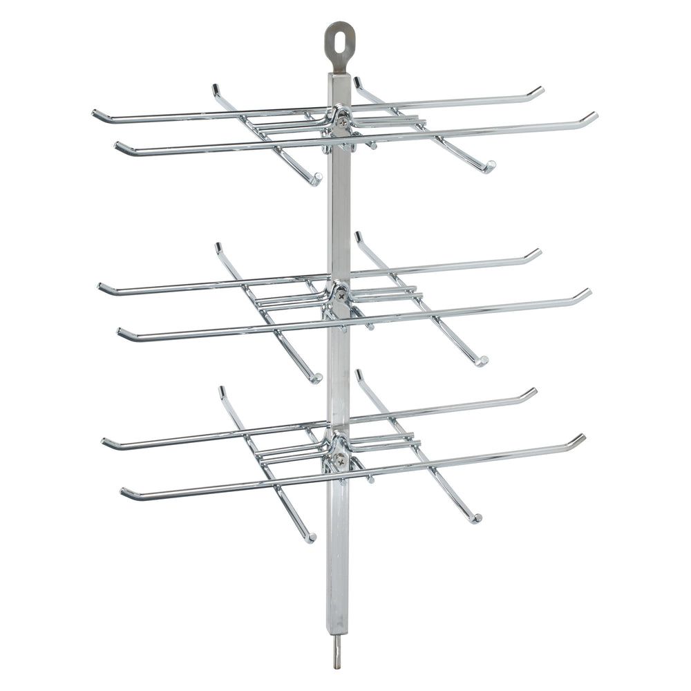 Winco Wire Chrome-plated Finish Pretzel Rack For Edm-2 Display Merchandiser