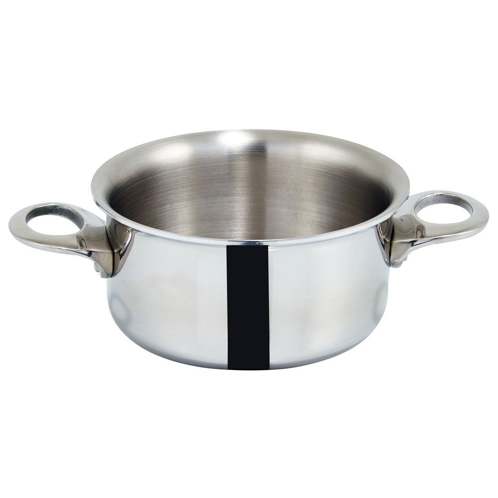 Winco 18/8 Stainless Steel 3.75 Inch Mini Casserole, 15 Ounce Capacity -- 6 Per Case