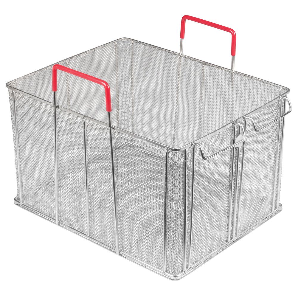 Winco 18/8 Stainless Steel Bulk Pasta Basket, 16-1/4 X 12-7/8 X 10 Inch -- 2 Per Case