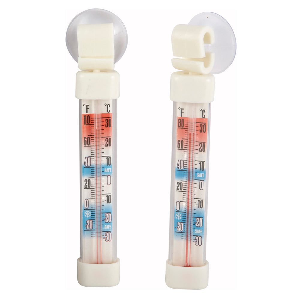 Winco Refrigerator/freezer Thermometer With Suction Cup, 2 7/8 X 5/8 Inch -- 2 Per Case