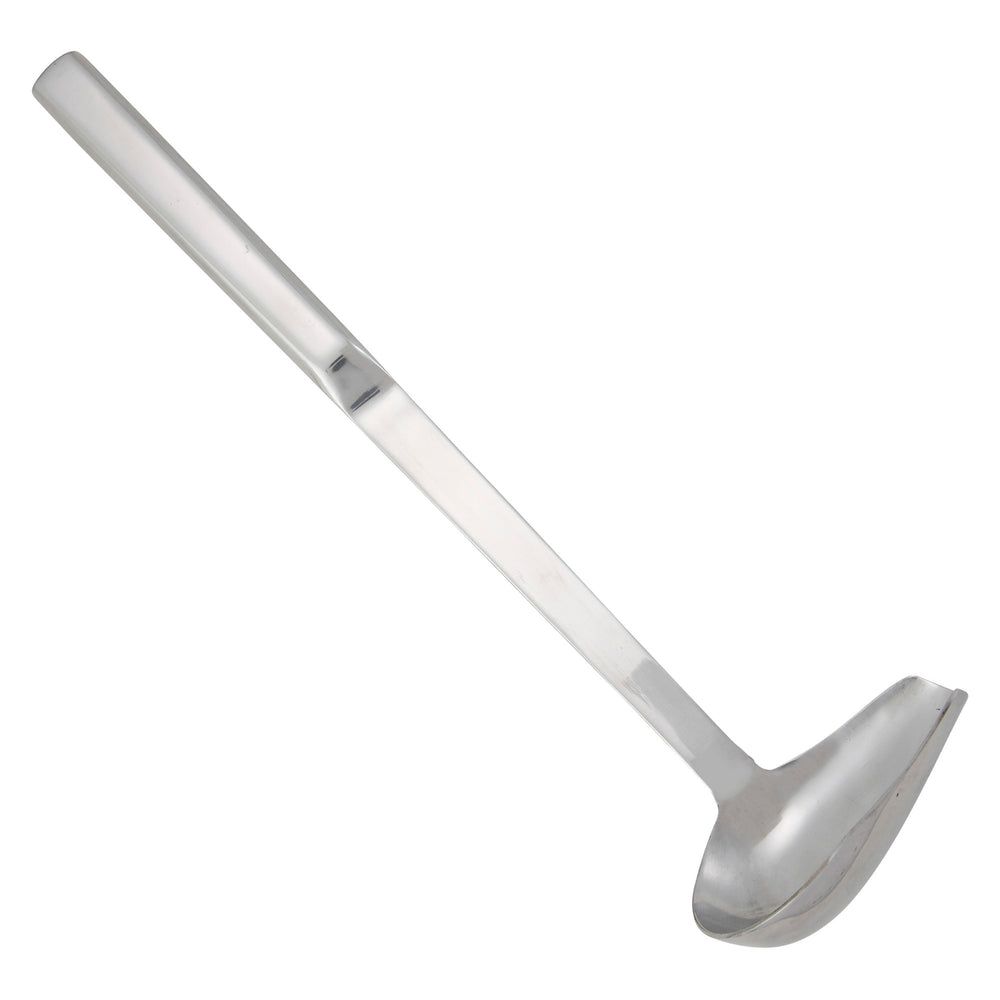 Winco Deluxe Stainless Steel Spout Ladle With Hollow Handle, 1 Ounce Capacity