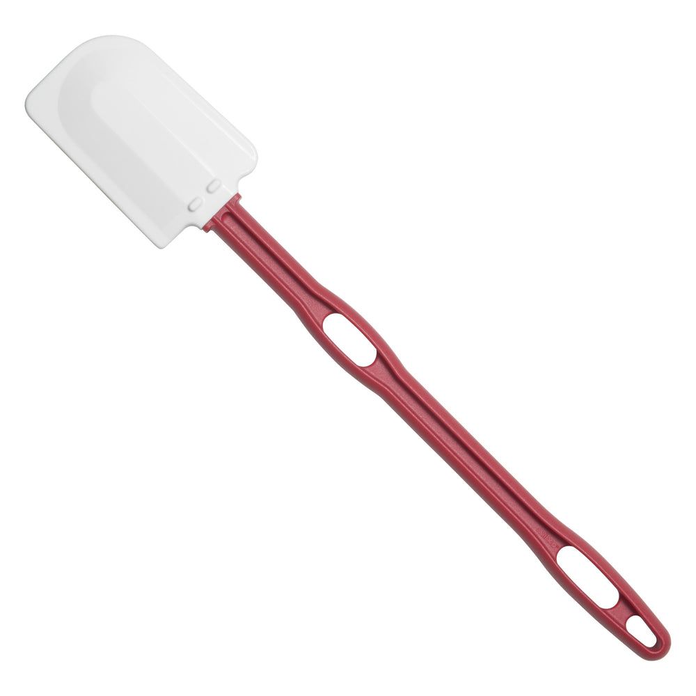Winco Silicone Heat-resistant Flat Blade Scraper With Red Handle, 16.25 Inch -- 12 Per Case