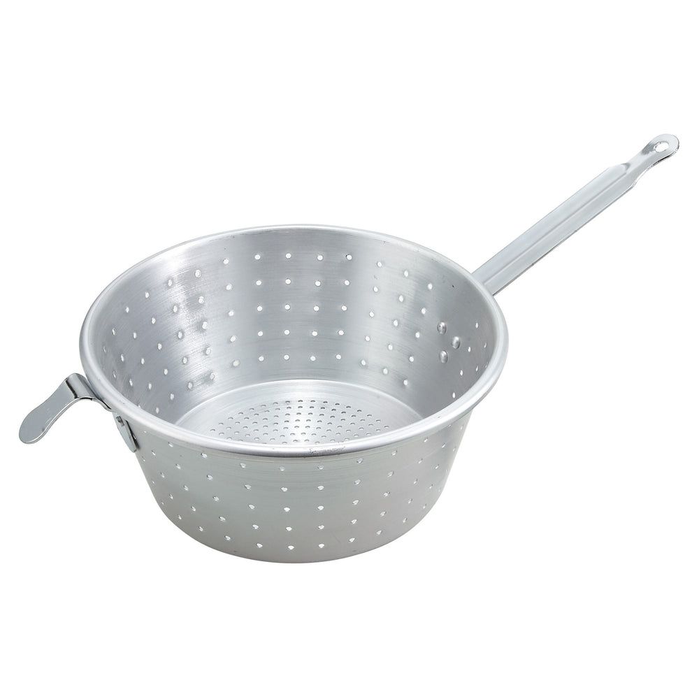 Winco Tapered Aluminum Spaghetti Strainer, 10 Inch
