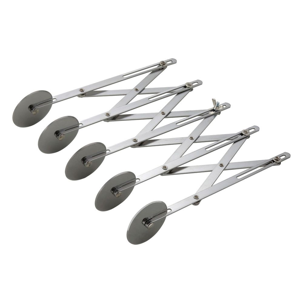 Winco Stainless Steel 5 Wheel Adjustable Dough Divider