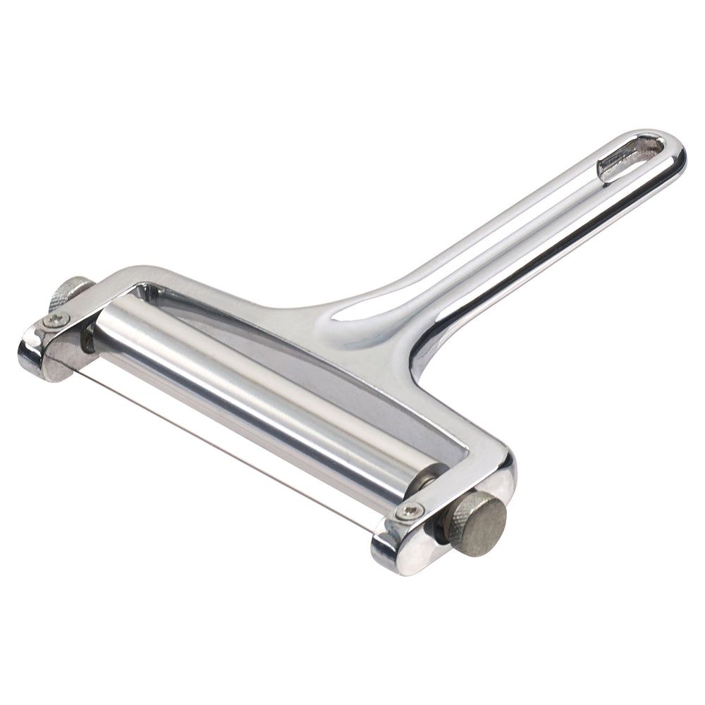 Winco Cast Aluminum Adjustable Wire Cheese Slicer, 5 Inch Wide