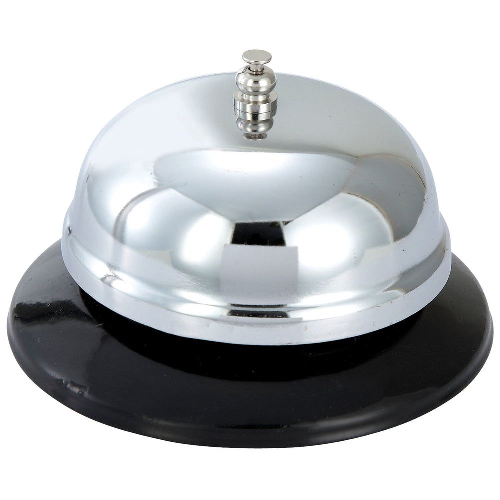 Winco Chrome Plated Call Bell, 3.5 Inch Diameter