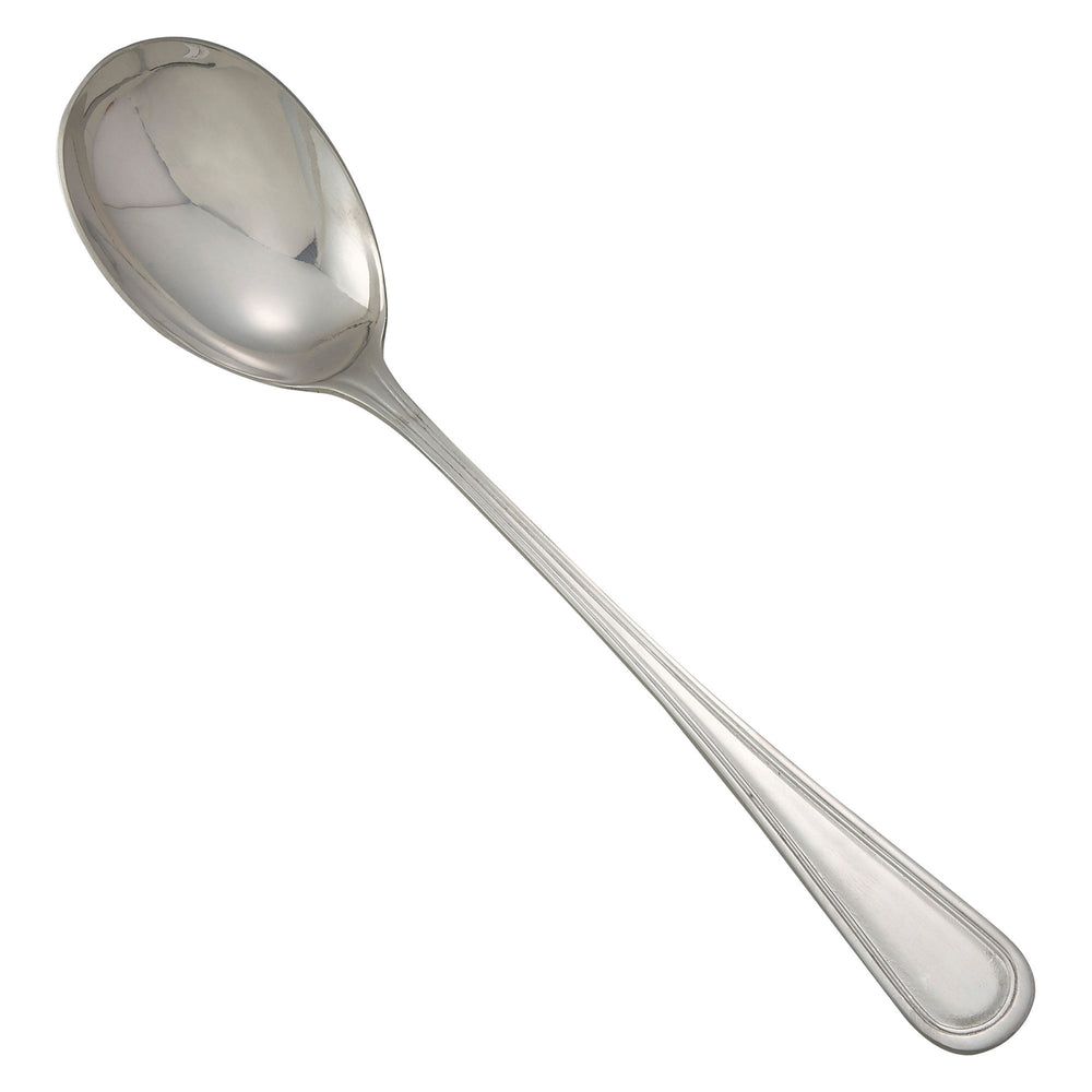 Winco Shangarila 18/8 Stainless Steel Extra Heavy Weight Solid Spoon, 11 1/2 Inch -- 12 Per Case