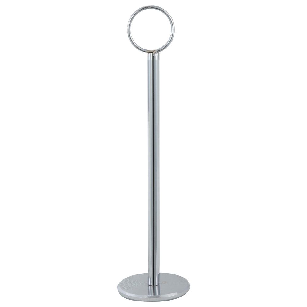 Winco Chrome-plated Steel Mirror Finish Number Holder, 8 Inch