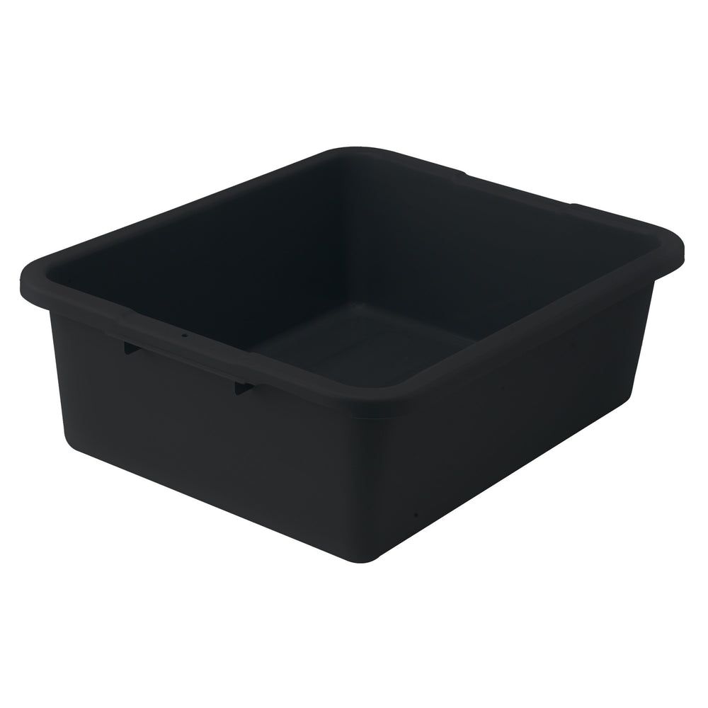 Winco Black Heavyweight Polypropylene Dish Box, 21.0 X 17.0 X 7.0 Inch -- 6 Per Case