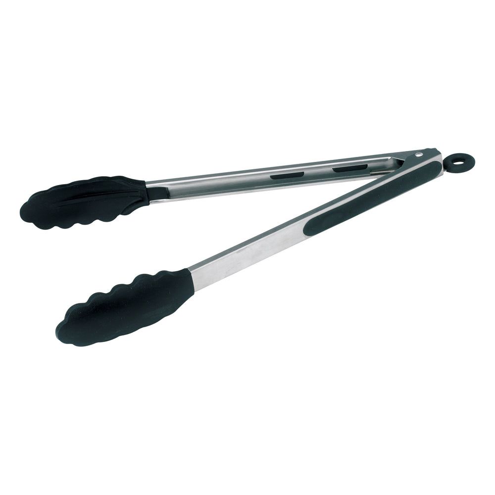 Winco Stainless Steel Silicone Grips Utility Tong With Lock Clip, 12 Inch -- 12 Per Case