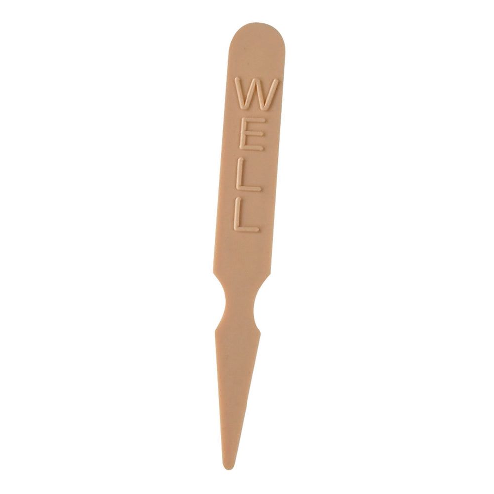 Winco Tan Plastic Well Done Steak Marker -- 5000 Per Case